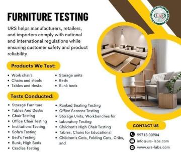 Furniture Testing Lab Services in Ghaziabad