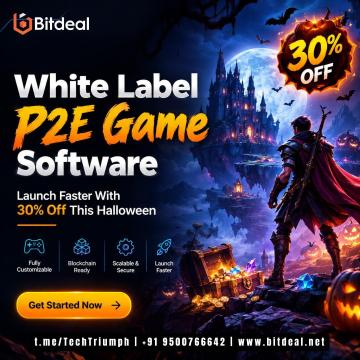 Looking for White Label P2E Game Software? Launch Faster With 30% Off This Halloween