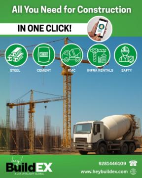 Buy Steel Online at HeyBuildex Smart Construction Materials Platform