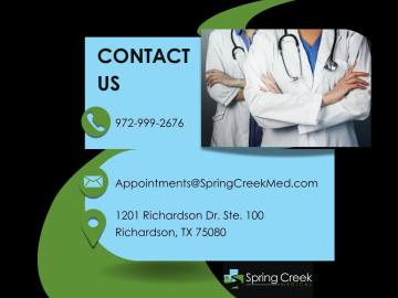 Contact Spring Creek Medical | Primary Health Care Provider