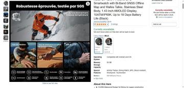 €25 Off KOSPET TANK M4 Montre Connectée on Amazon