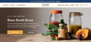 30% OFF All Your Orders on Fond Bone Broth