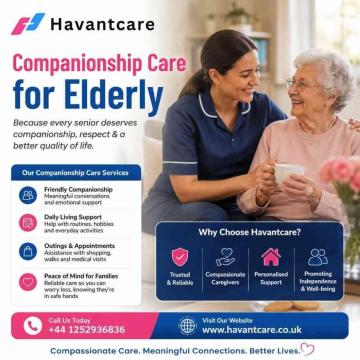 Companionship Care for Elderly – Caring Support by Havantcare