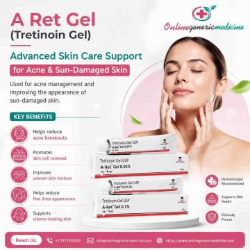 Retin A Gel (A Ret Gel) | Tretinoin Gel for Refined Skin Texture
