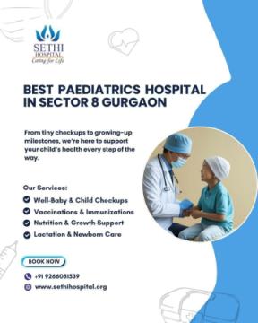 Best Paediatrics Hospital In Sector 8, Gurgaon
