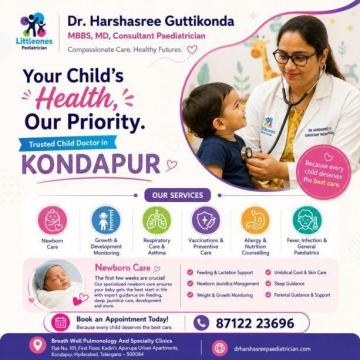 Child Doctor in Kondapur | Dr Harshasree