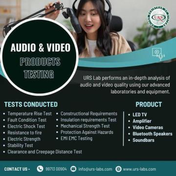 Top Audio Video Testing Lab Services in Manesar