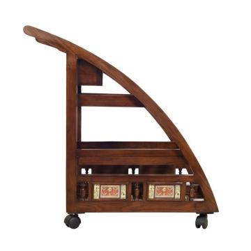 Wooden Bar Trolley Online in India | Elegant Home Entertaining Furniture