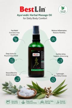 Premium Joint Pain Oil – Ayurvedic Pain Relief Massage Oil for Knee and Body Care