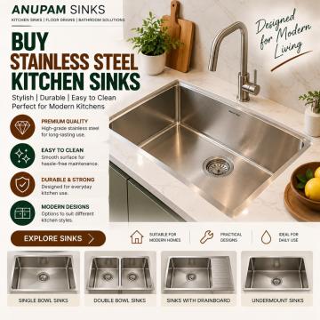 Stainless Steel Kitchen Sinks for Modern Kitchens