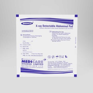 EO Sterile X-Ray Detectable Lap Sponge Manufacturer & Exporter India
