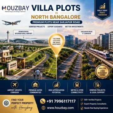 Villa plots in North Bangalore | Premium plots near Sarjapur Road