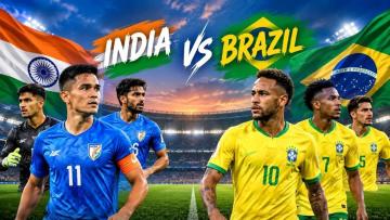 India vs Brazil 2026: Players, H2H And Prediction