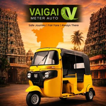 Madurai Meter Auto for Family Travel | Vaigai Meter Auto
