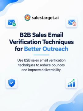 B2B Sales Email Verification Techniques for Better Outreach