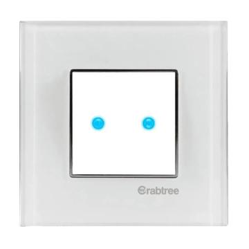 Crabtree Signia Smart Curtain Relay Switch | White