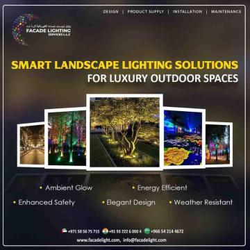 Smart LED Landscape Lighting for Elegant Outdoor Spaces
