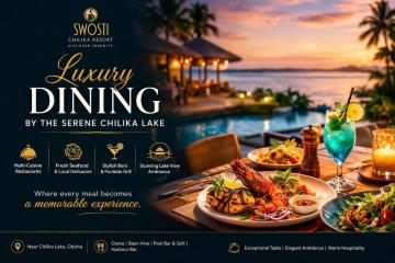 Luxury Dining at Swosti Chilika Resort | Best Restaurants Near Chilika Lake