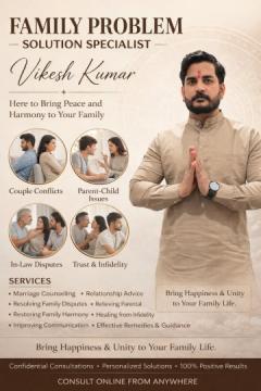 Family Problem Solution – Trusted Guidance for Lasting Family Happiness