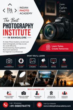 best photography institute in Bangalore