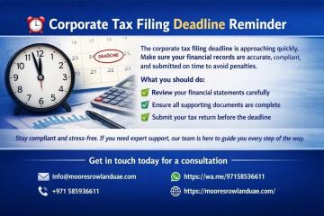 Corporate Tax Filing Deadline Reminder - File Corporate Tax today to Avoid Penalties