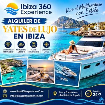 Alquiler de Yates de Lujo en Ibiza con Ibiza 360 Experience