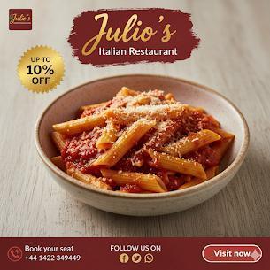 Julio’s – Your Go-To Spot for Authentic Italian Food in Halifax UK