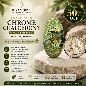 Buy Natural Chalcedony Gemstones Online from Kiran Gems