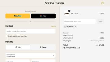 20% OFF Sitewide On Amir Oud