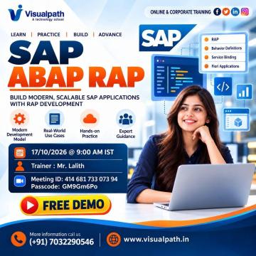 Join a free live demo: SAP ABAP RAP Online on October 17th