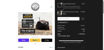 $100 OFF + Free Shipping on Sauna Tent