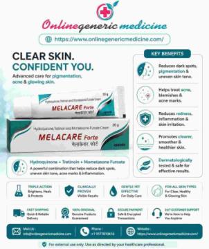 Melacare Forte Cream– Skin Care Cream for Online Generic Medicine