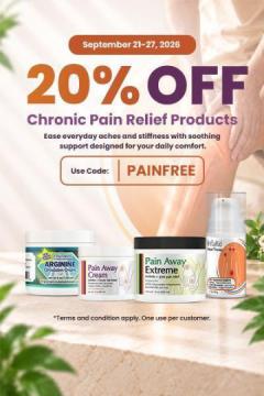 20% OFF Chronic Pain Relief Products!
