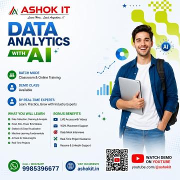 No1 Data analytics With AI Online Training In Hyderabad