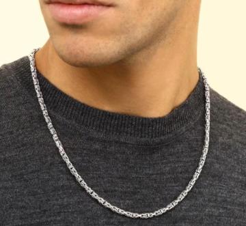 Silver Byzantine Chain