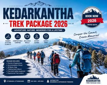 Kedarkantha trek package 2026