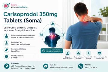 Carisoprodol 350mg Tablets | Soma | Onlinegenricmedicine
