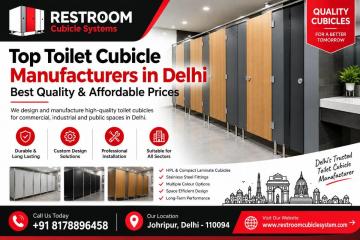 Commercial Toilet Cubicle Systems for Offices and Malls