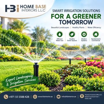 Automatic Irrigation System Dubai for Villa Gardens and Outdoor Spaces