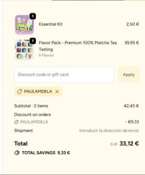 22% OFF Entire Order on Matchaflix