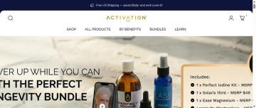 Activation Products: Up To 85% OFF Sitewide + Free Shipping