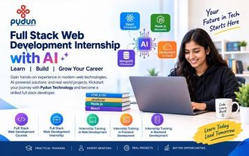 Full Stack Web Development Internship with AI at Pydun Technology