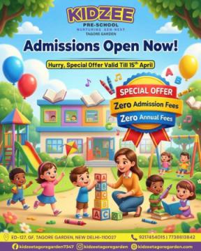 Best playschool in tagore garden