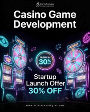 Launch Your Casino Gaming Platform with 30% Startup Offer