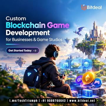 Custom Blockchain Game Development for Businesses & Game Studios - Get Started Today
