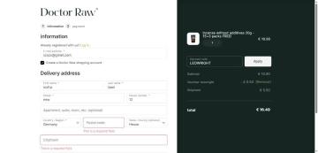 25% OFF Your All Product on Doctor Raw