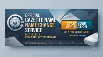 Get Trusted Gazette Name Change Assistance Right Here