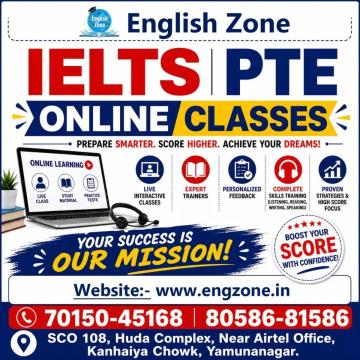 Top IELTS Institute in Yamunanagar for Improving IELTS Skills