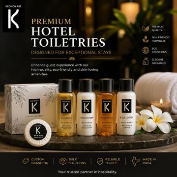 Hotel toiletries supplier in Delhi NCR - Kronokare