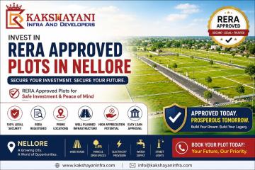 Nuda & RERA Approved Plots for Sale in Nellore – Invest in 2026